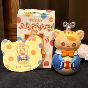 POP Mart - Roly Poly Kitty Figurine - Wind-Up Toy